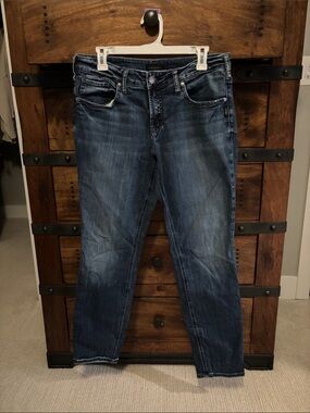 Women's Dark Blue Boyfriend Jeans Size 32X29